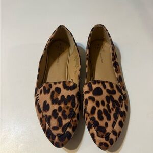 Women's Leopard Print Loafers